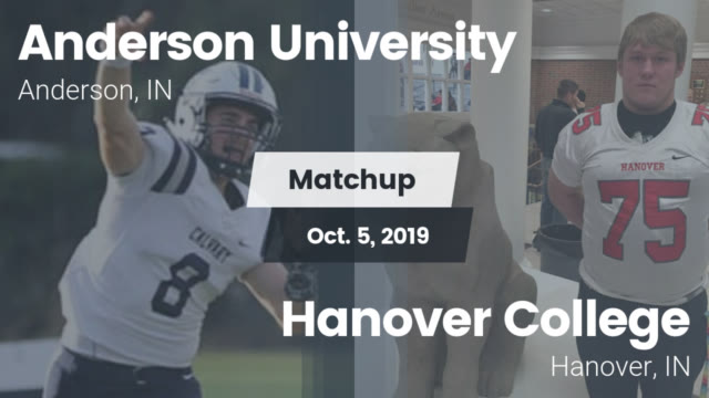 Mens Varsity Football Anderson University Anderson Indiana
