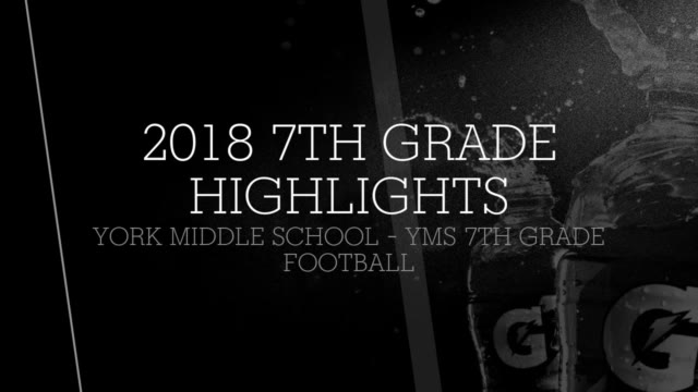 yms 7th grade football york middle school york south carolina