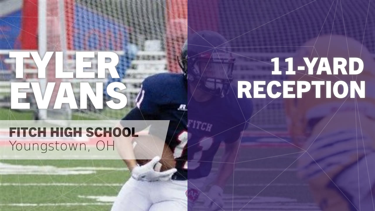 Tyler Evans Youngstown Oh Video 11 Yard Reception Vs Ursuline