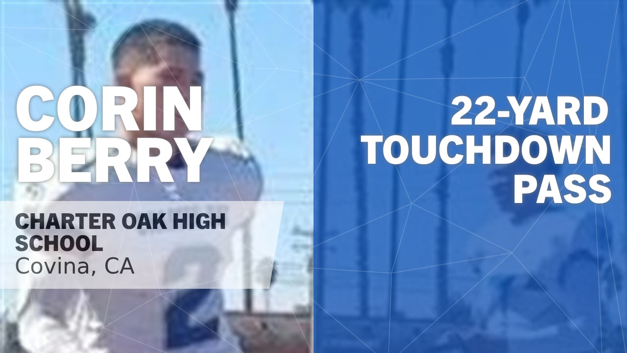 Corin Berry - Charter Oak - 2025 Senior Season Highlights 