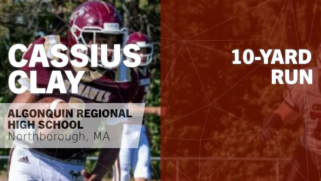 Cassius Clay S Northborough Ma Video 10 Yard Run Vs North
