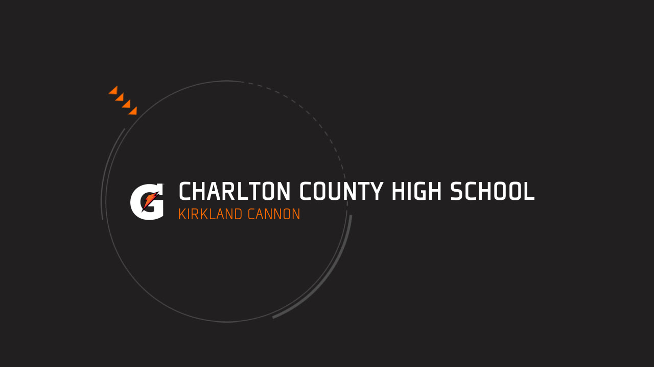 Charlton County High School Kirkland Cannon highlights Hudl