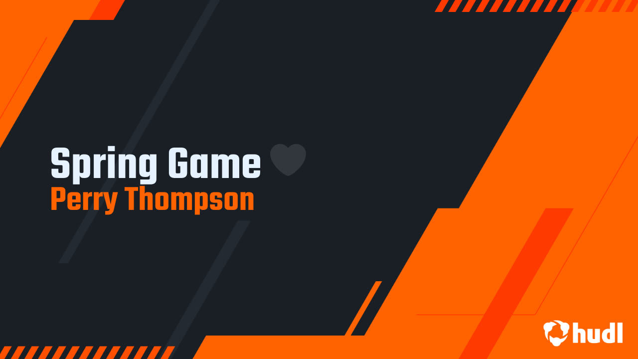 Spring Game - Perry Thompson highlights - Hudl