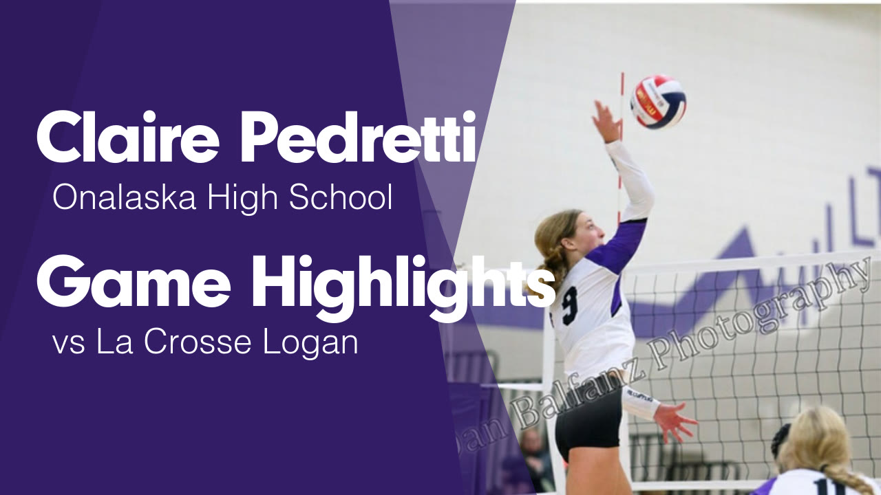Claire Pedretti's (Onalaska, WI) Video "Game Highlights vs La Crosse