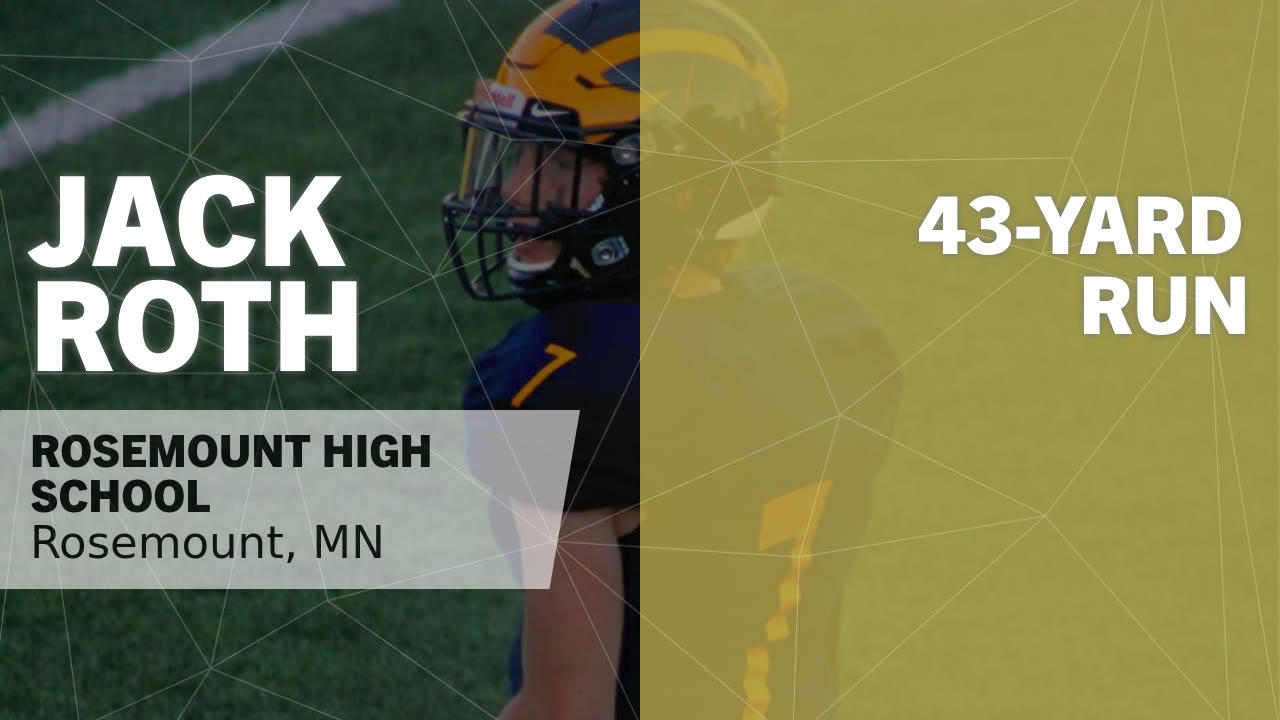 43-yard Run vs Centennial - Jack Roth highlights - Hudl