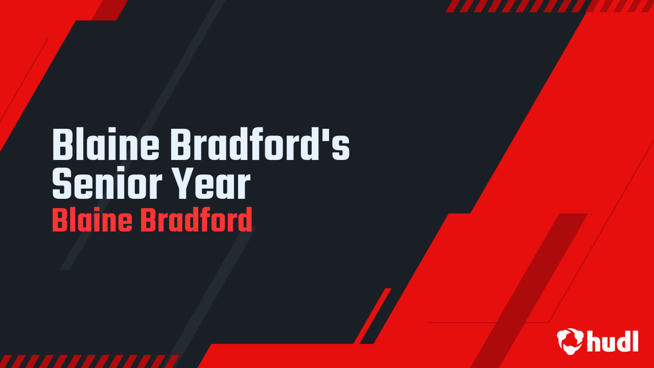 Blaine Bradford - Catholic - 2025 Senior Season Highlights