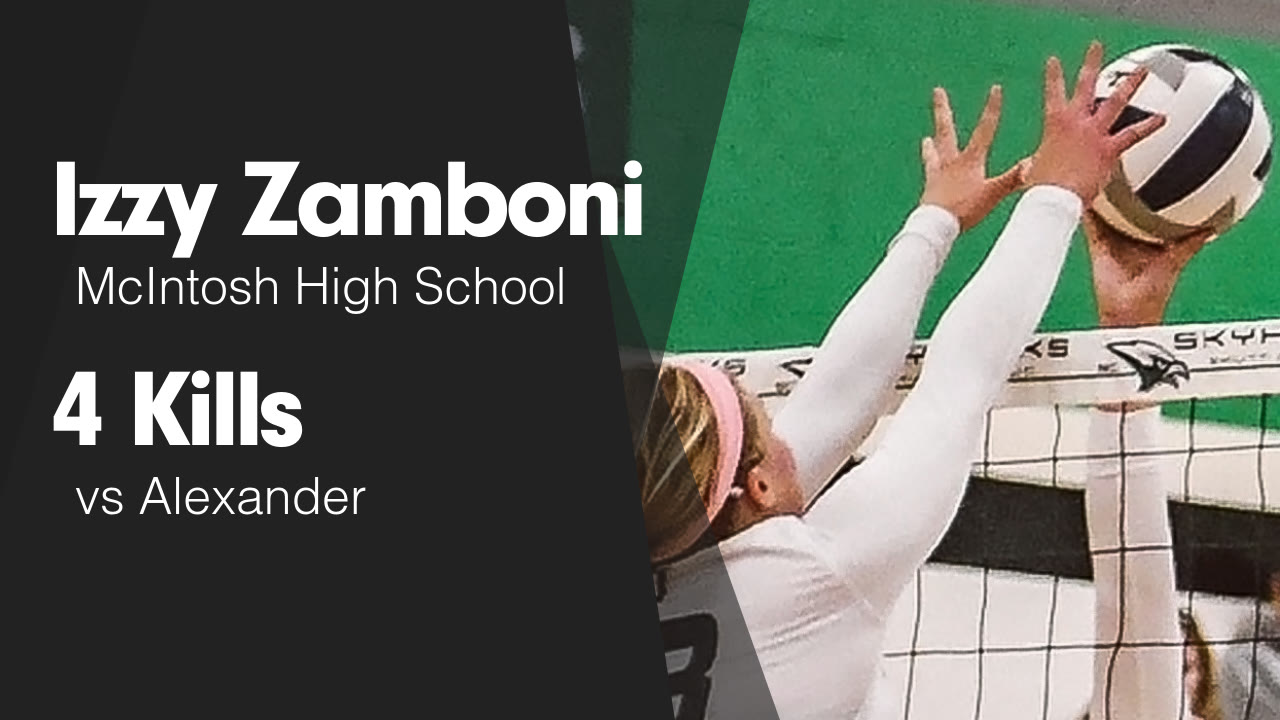 4 Kills vs Alexander - Izzy Zamboni highlights - Hudl