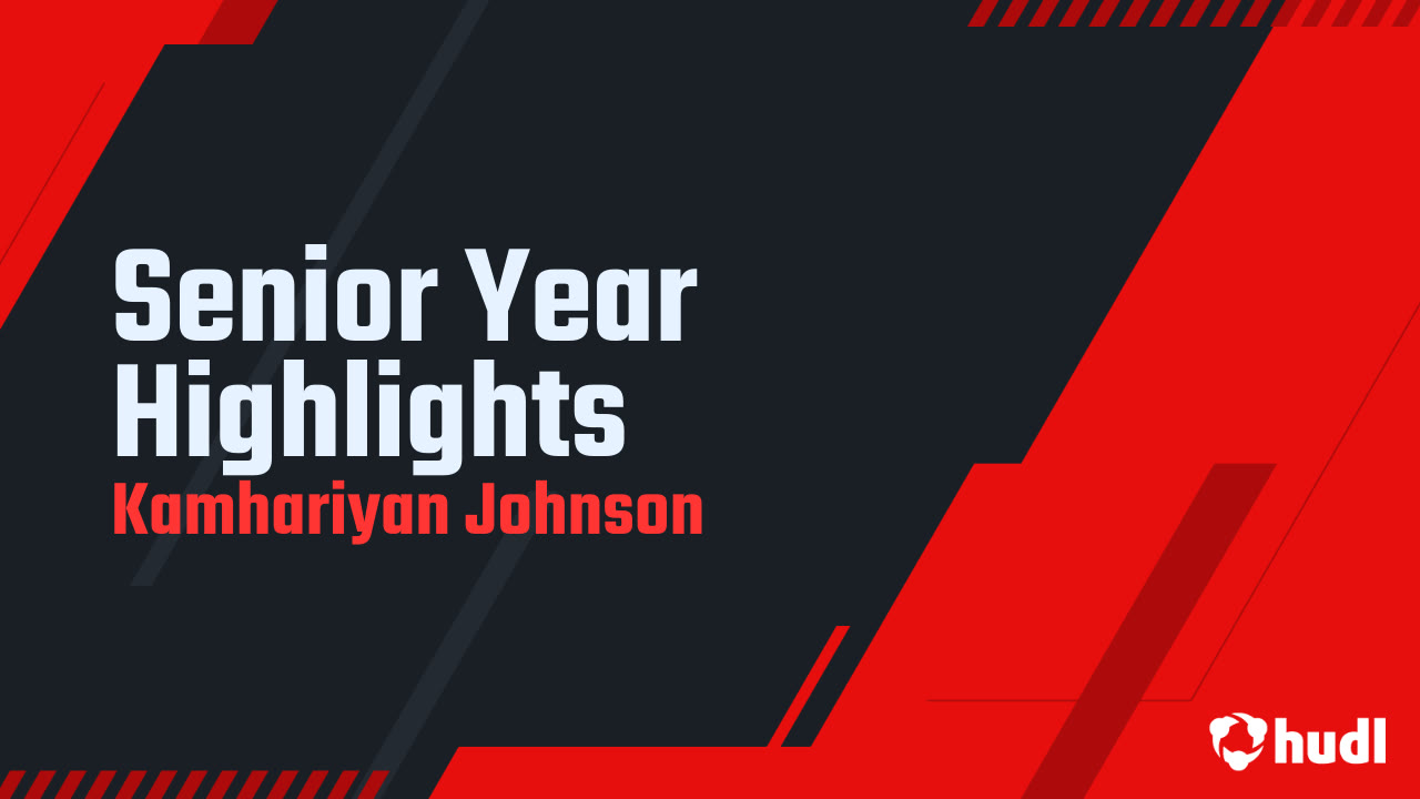 Kamhariyan Johnson - Muscle Shoals - 2025 Senior Season Highlights