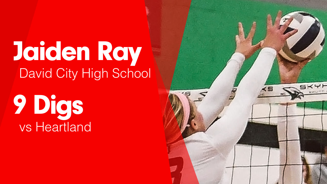 9 Digs vs Heartland - Jaiden Ray highlights - Hudl