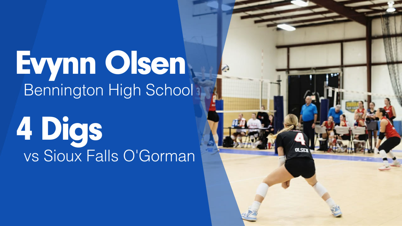 olsex 4 Digs vs Sioux Falls O'Gorman - Evynn Olsen highlights - Hudl