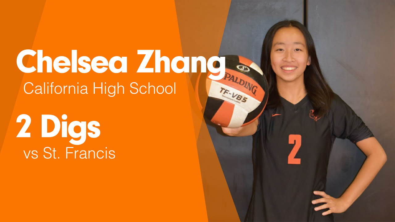 2 Digs vs St. Francis - Chelsea Zhang highlights