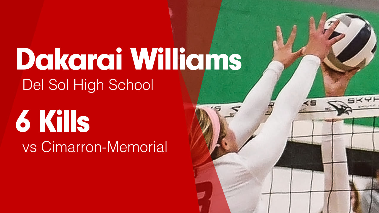 6 Kills vs Cimarron-Memorial 