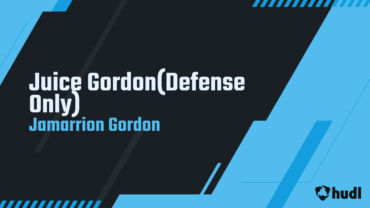 Jamarrion Gordon - Jackson - 2025 Senior Season Highlights 