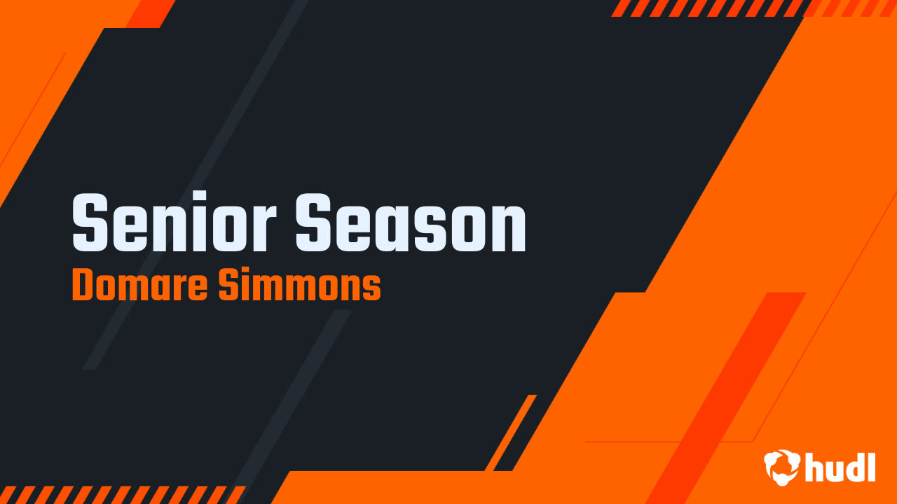 Senior Season - Domare Simmons highlights - Hudl