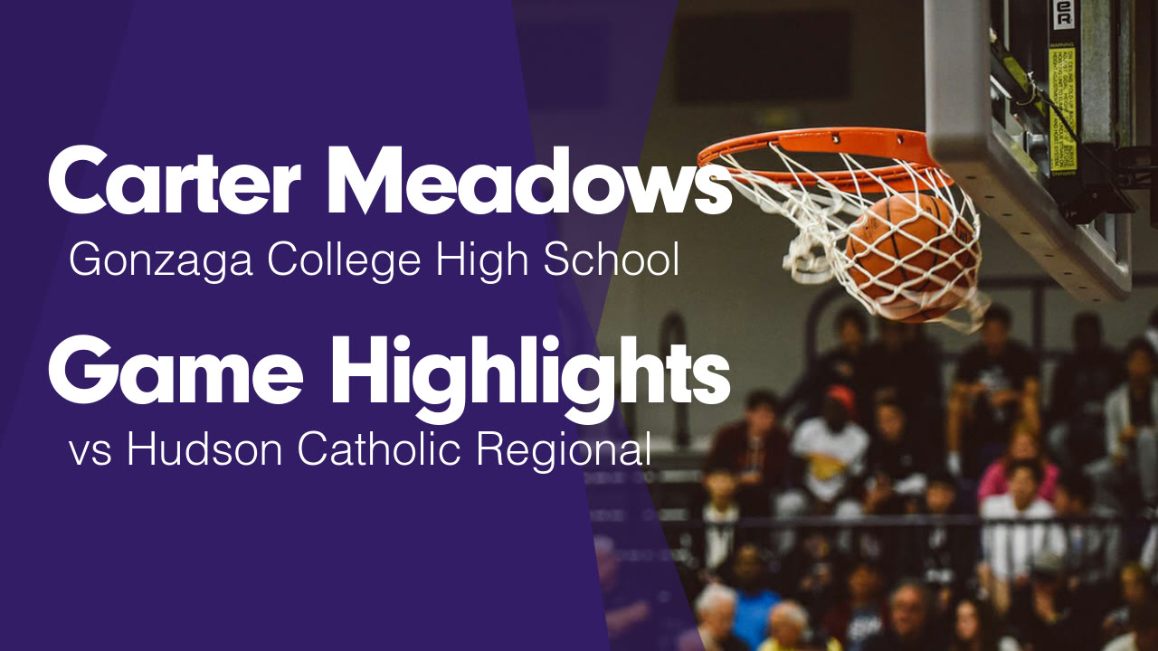 Game Highlights vs Hudson Catholic Regional - Carter Meadows highlights ...