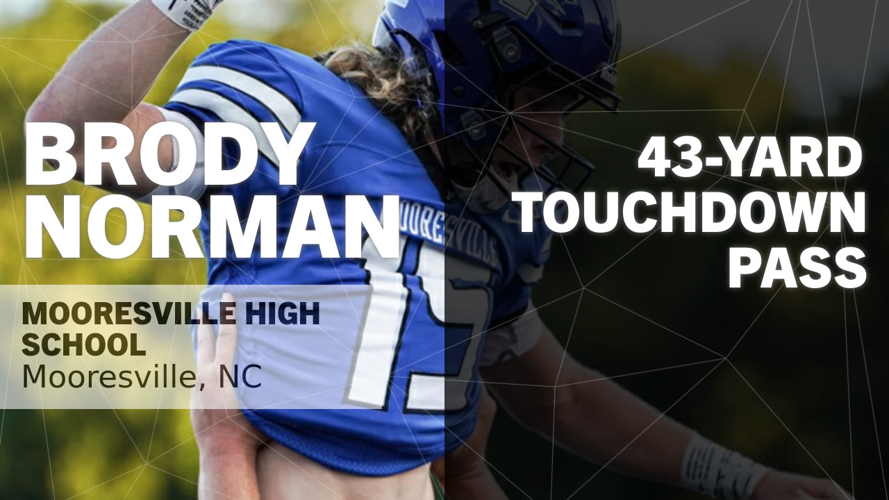  Brody Norman - Moorseville - 2025 Senior Season Highlights 