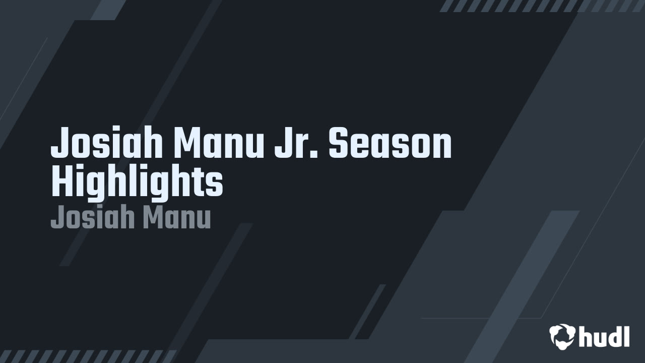 Josiah Manu - Thompson Valley - 2024 Junior Season Highlights