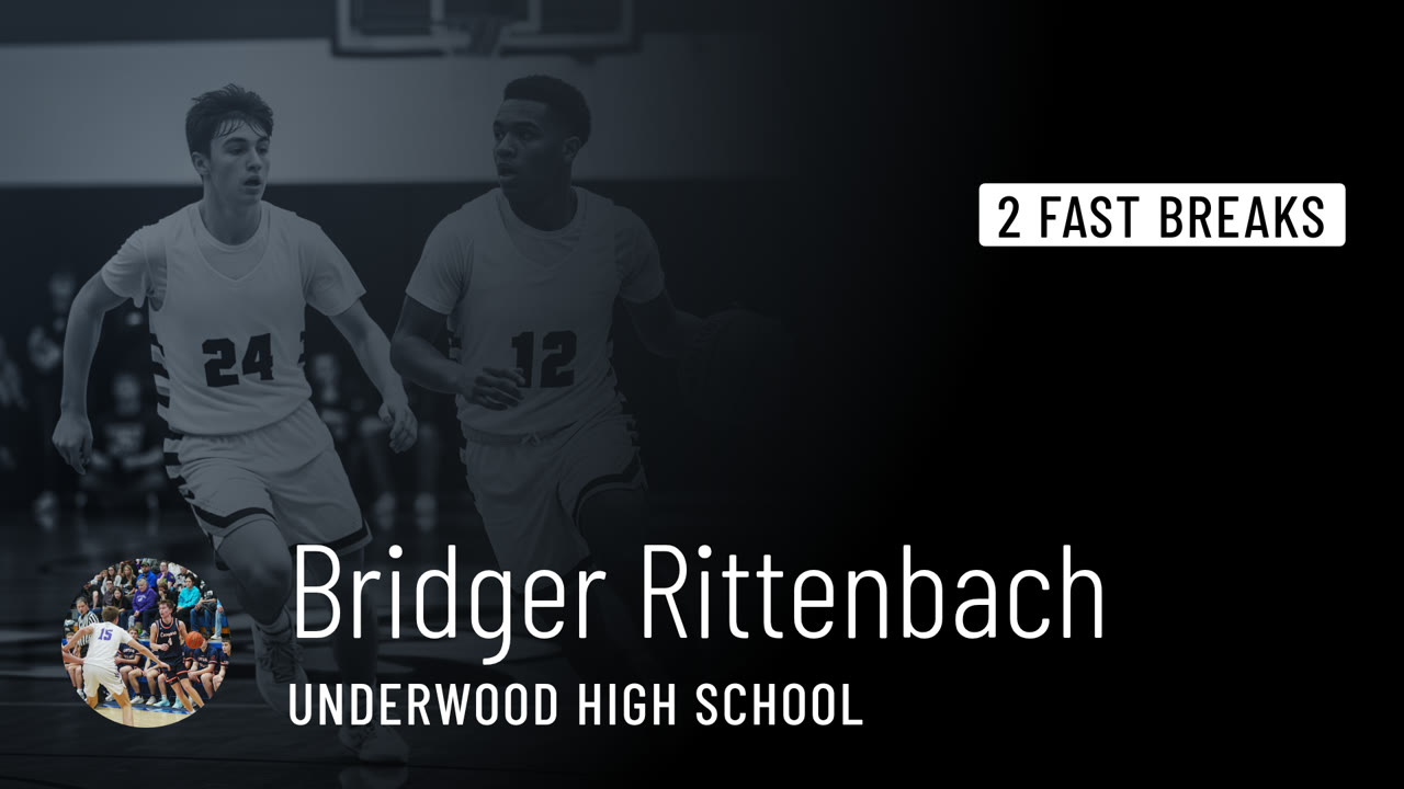 2 Fast Breaks vs Garrison - Bridger Rittenbach highlights - Hudl
