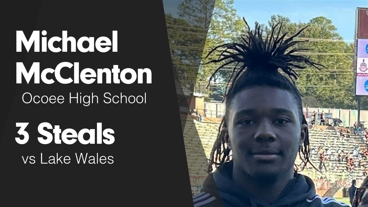 3 Steals vs Lake Wales - Michael McClenton highlights - Hudl