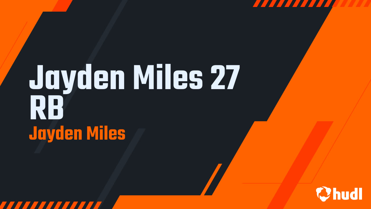 Jayden Miles - Catholic - 2025 Junior Season Highlights 