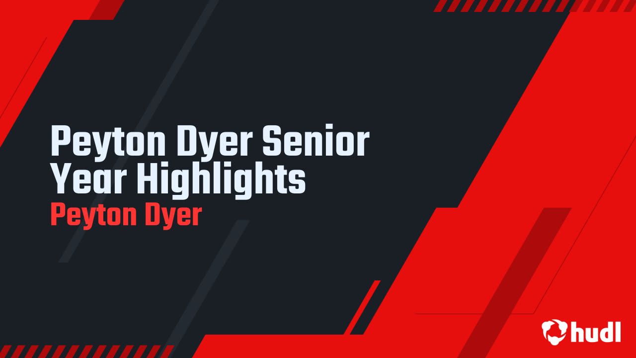 Peyton Dyer - Tyner Academy - 2025 Senior Season Highlights 
