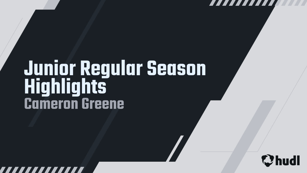 Cameron Greene - Timber Creek - Junior Season Highlights