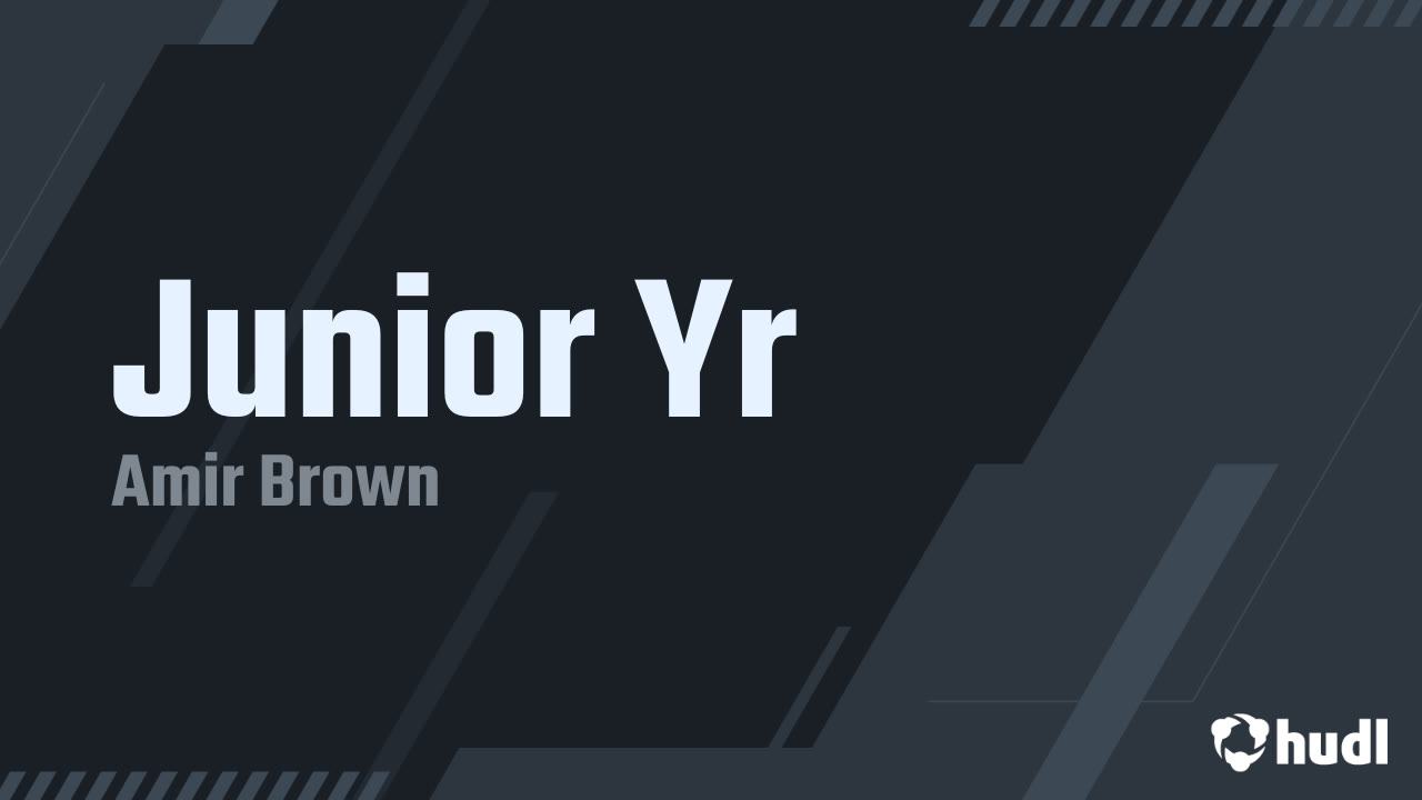 Amir Brown - Rolesville - 2025 Junior Season Highlights 