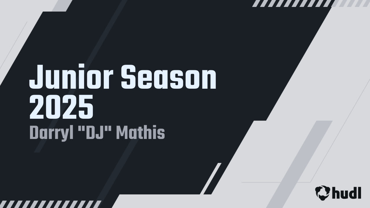 Junior Season 2025 - Darryl 