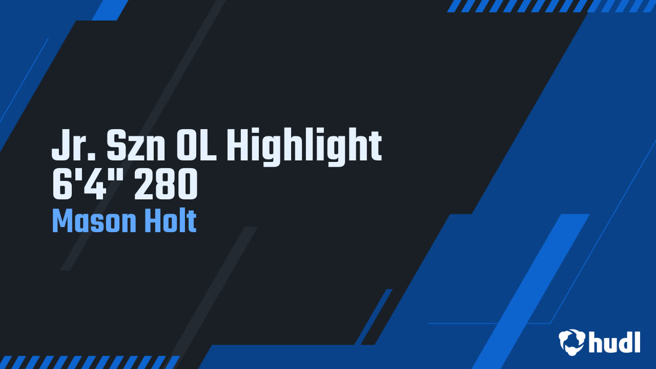 Jr. Szn OL Highlight 6'4" 280