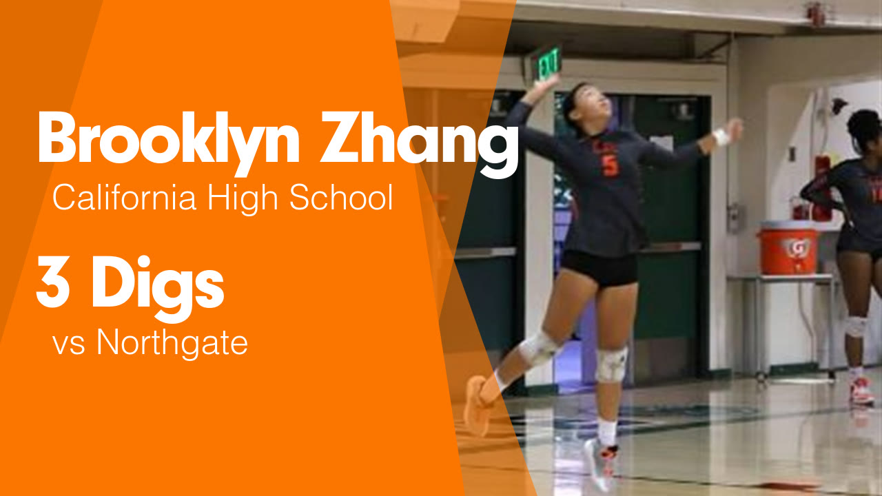 3 Digs vs Northgate - Brooklyn Zhang highlights