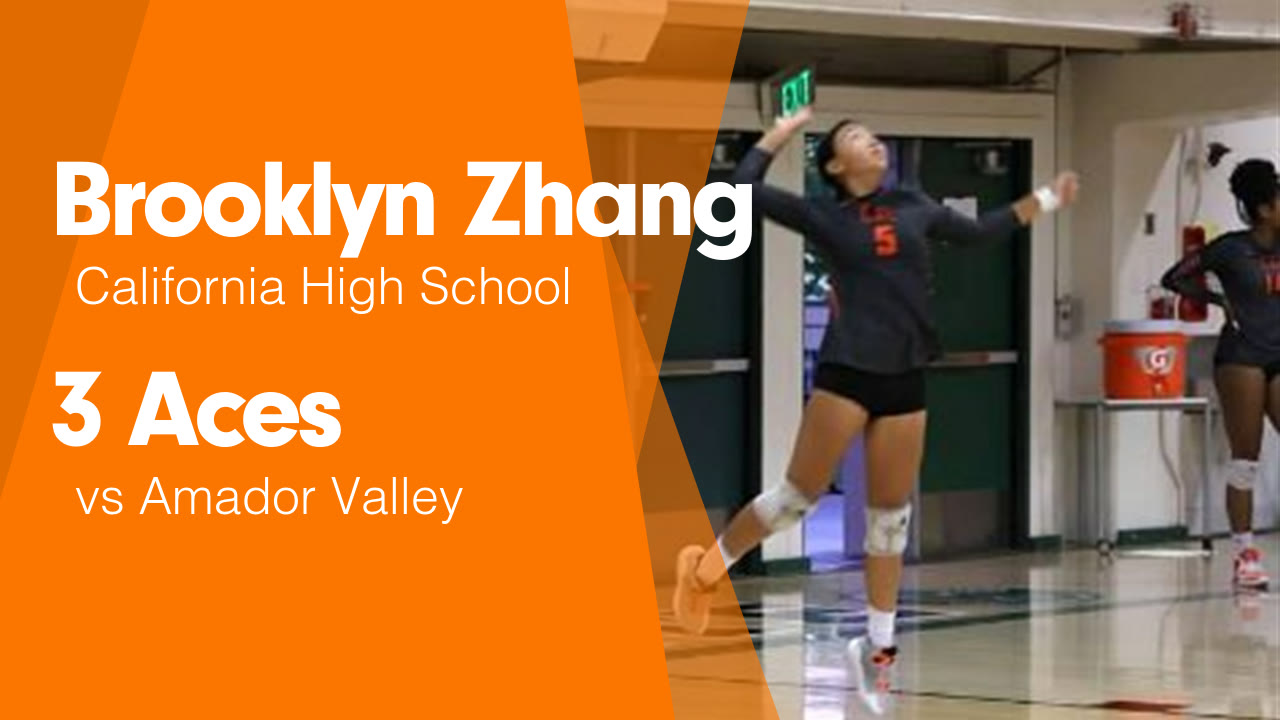 3 Aces vs Amador Valley - Brooklyn Zhang highlights