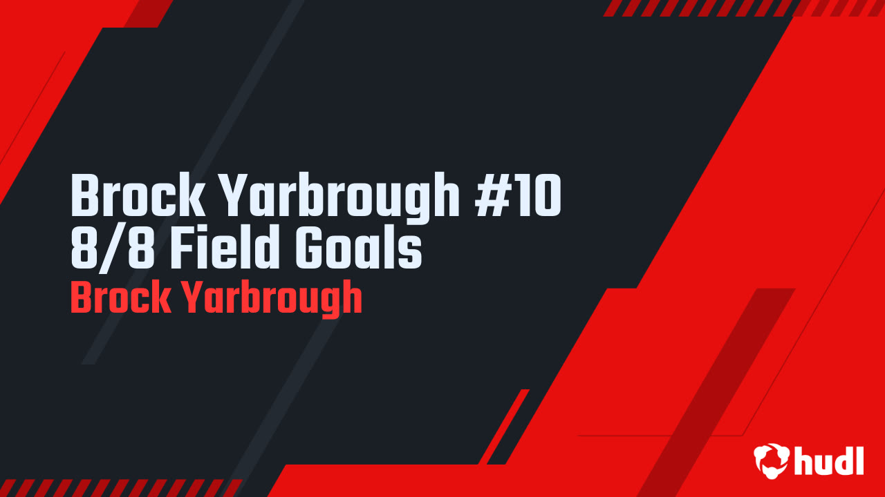 Brock Yarbrough #10, Sandpoint High School Kicker perfect on the year 8/8 Field Goals, 33/33 PATs