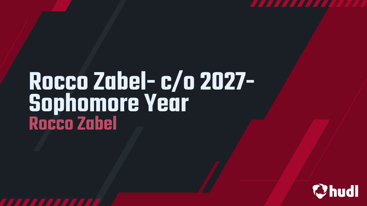 Rocco Zabel 2024 Sophomore Season Highlights (Varsity) C/O - 2027