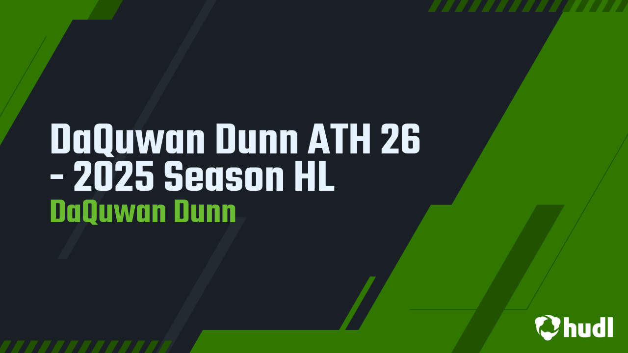 DaQuwan Dunn - Berkner - 2025 Senior Season Highlights 