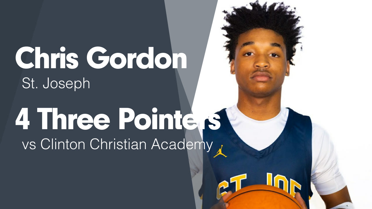 4 Three Pointers vs Clinton Christian Academy - Chris Gordon highlights ...