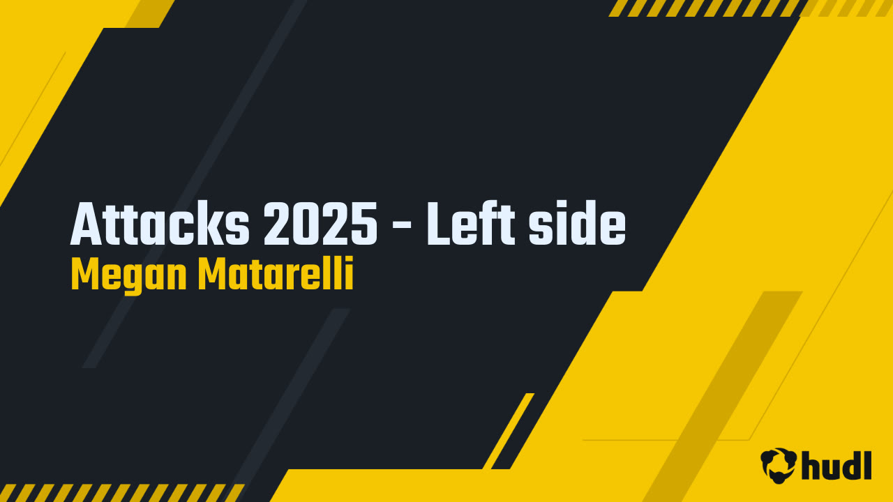 Attacks 2025 - Left side - Megan Matarelli highlights - Hudl