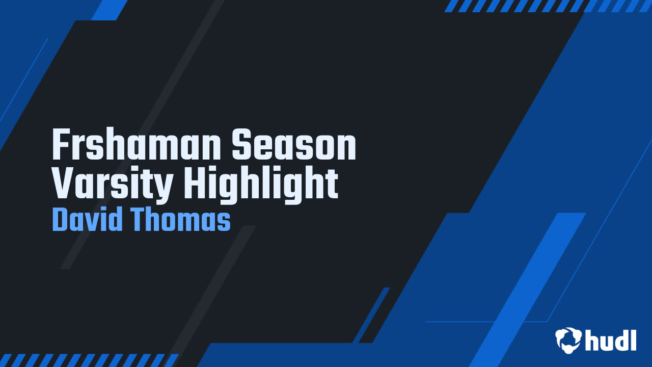 David Thomas - Stillwater - 2024 Freshman Season Highlights