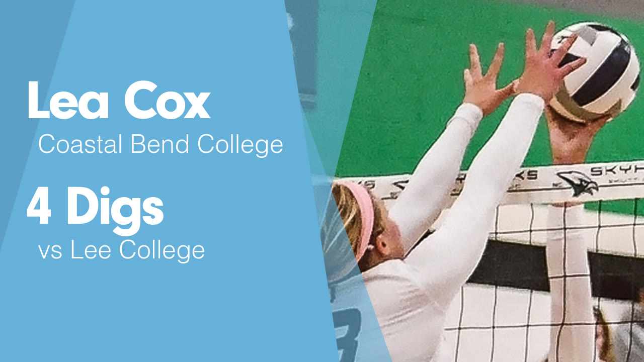 4 Digs vs Lee College - Lea Cox highlights - Hudl