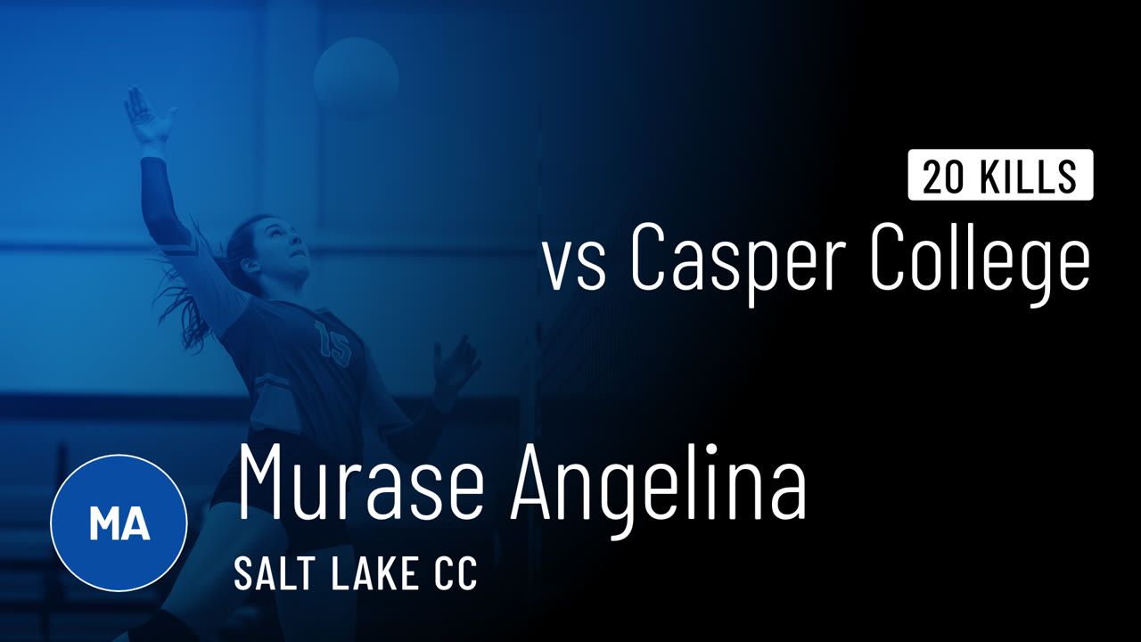 20 Kills vs Casper College - Murase Angelina highlights - Hudl