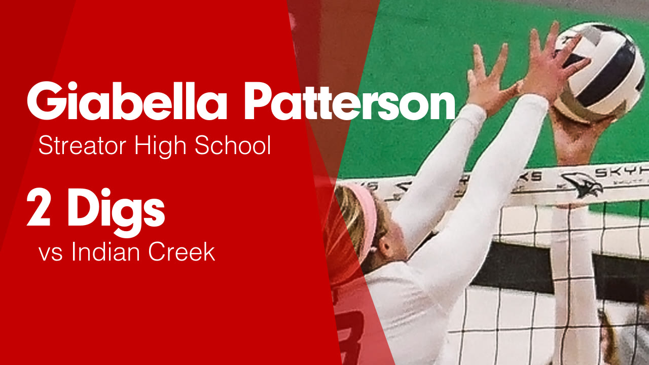 2 Digs vs Indian Creek - Giabella Patterson highlights - Hudl