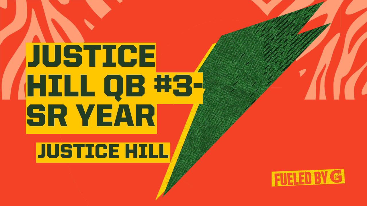 Justice Hill QB 3 SR Year Justice Hill highlights Hudl