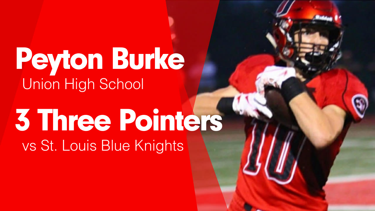 3 Three Pointers Vs St Louis Blue Knights Peyton Burke Highlights Hudl
