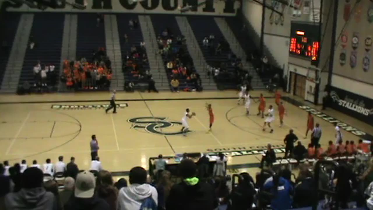 Hayfield High School Boys Varsity Basketball Garrett Reaves