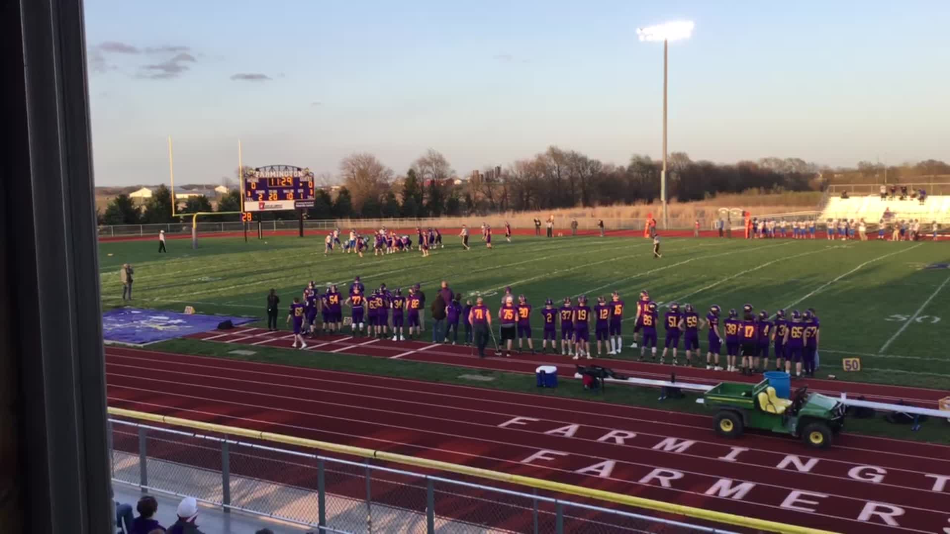 Farmington HS Football Video "Farmington football highlights Bushnell